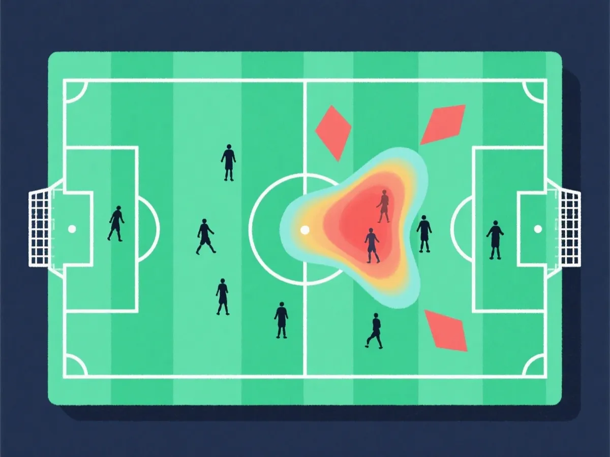 世界杯球队战术档案可视化示意图